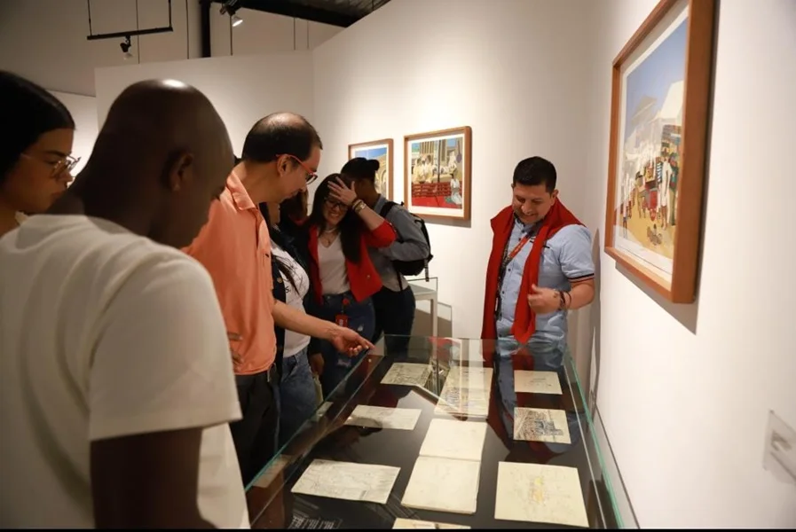 Exposición "Hernando Tejada" en Cali. Exposición "Hernando Tejada" en Cali.