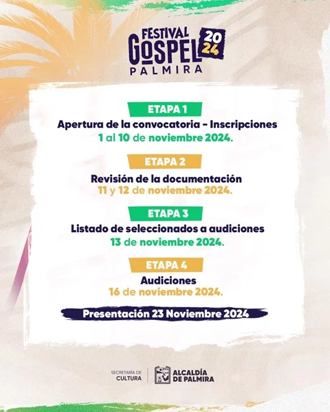 Inscripciones Abiertas para Festival Gospel. Inscripciones Abiertas para Festival Gospel.