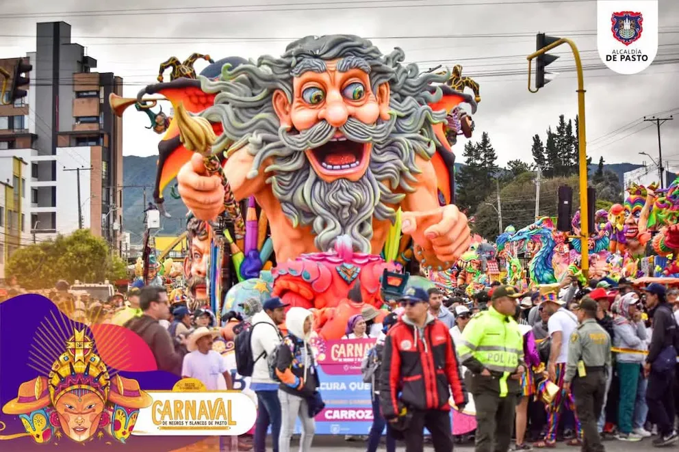 Carrozas imponentes Cierran el Carnaval de Pasto. Carrozas imponentes Cierran el Carnaval de Pasto.