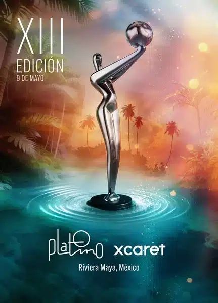 Premios Platino Iberoamérica Impacta Con Nuevo Cartel Oficial En Xcaret.
