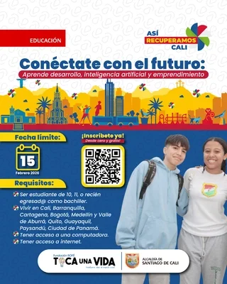 Jóvenes CreaTIvos 2026 Abre Camino A Formación Digital Gratuita En Cali.