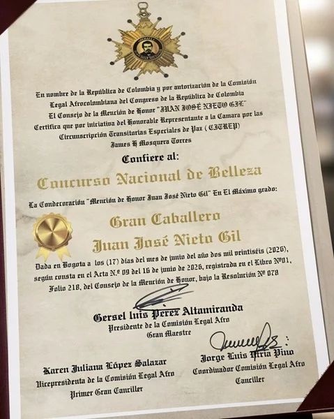 Concurso Nacional de Belleza Recibe Distinción Oficial en el Congreso de la República. Concurso Nacional de Belleza Recibe Distinción Oficial en el Congreso de la República.