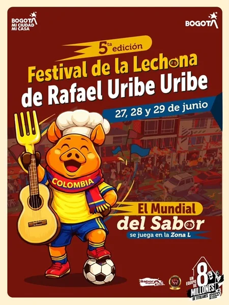 Gran Festival de la Lechona en Bogotá.