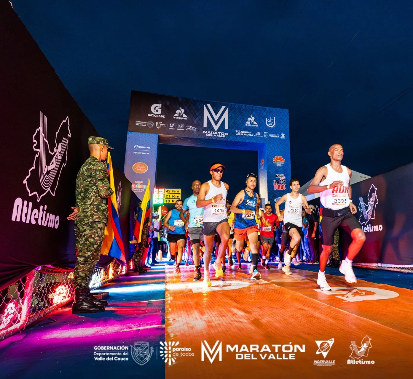 Horarios Maratón del Valle para Madrugar a Correr en la Carrera Más Rápida del País.
