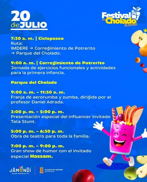 Festival Cholao Jamundí Llena de Sabor el Fin de Semana Patrio. Festival Cholao Jamundí Llena de Sabor el Fin de Semana Patrio.