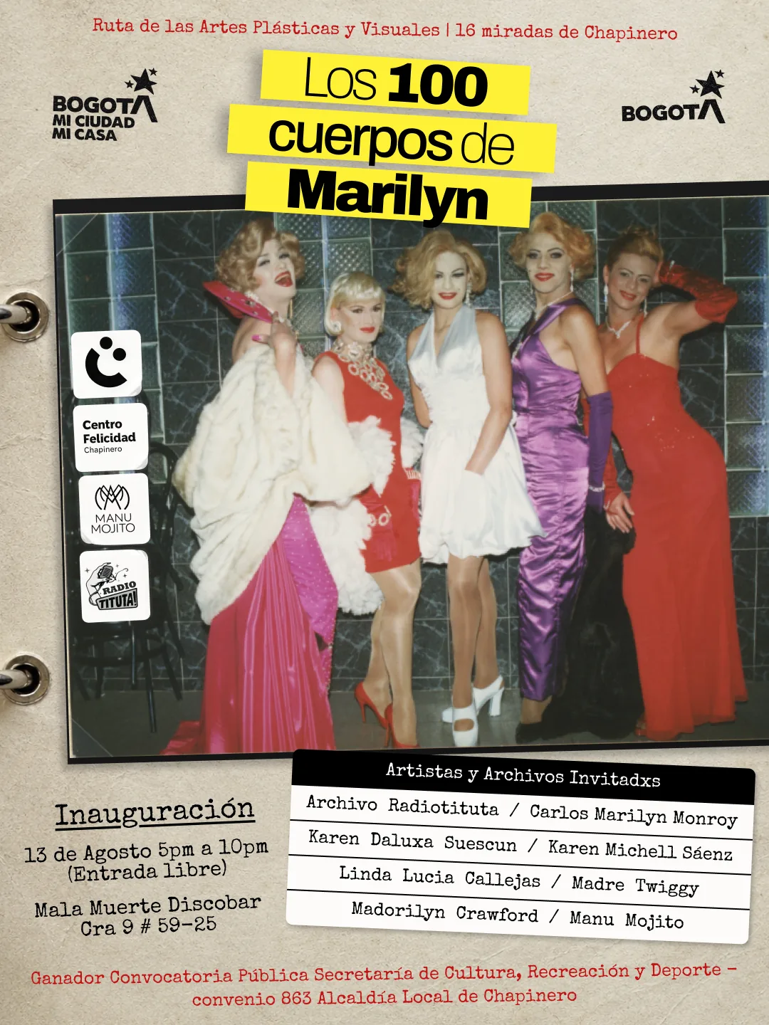 Exposición Transforma la Imagen de Marilyn Desde la Perspectiva Queer Colombiana. Exposición Transforma la Imagen de Marilyn Desde la Perspectiva Queer Colombiana.