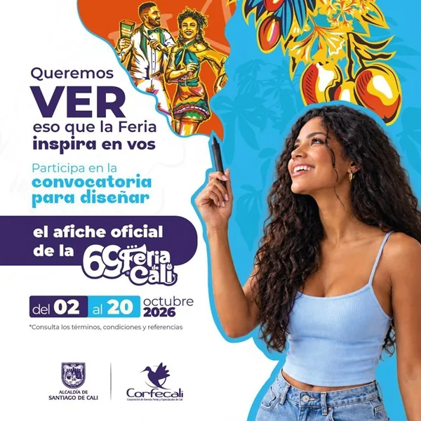 Corfecali Abre la Convocatoria para el Afiche de la 69 Feria de Cali.