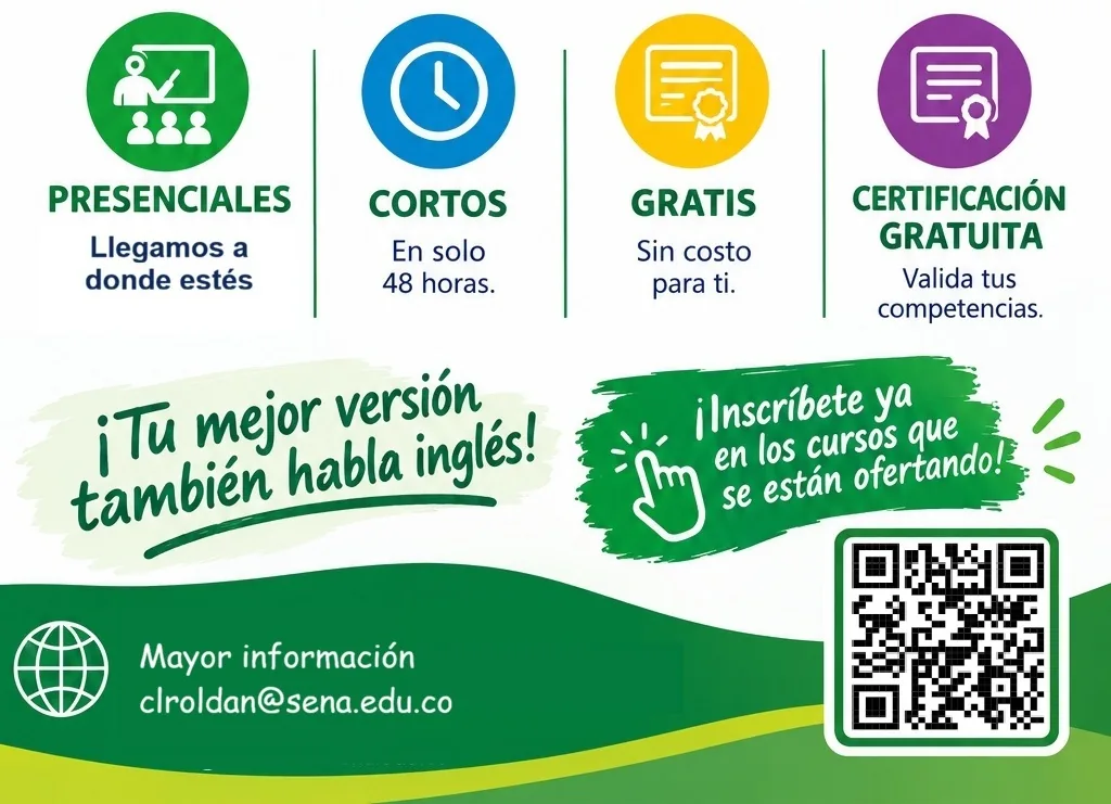 Alcaldía de Palmira y SENA Impulsan Capacitación Gratuita en Inglés Presencial.